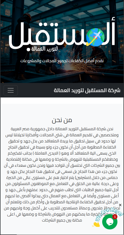 نظام إدارة الوظائف وتوريد العمالة - شركة المستقبل — صورة 5
